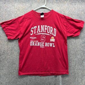 Vintage Orange Bowl 2011 Shirt Mens Large Stanford University Y2K Tee Crewneck